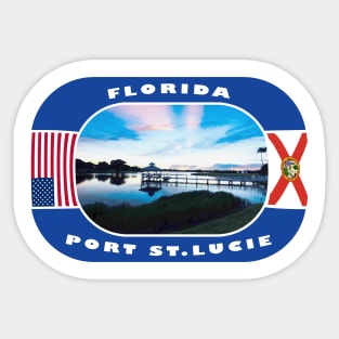 Florida, Port Saint Lucie City, USA Sticker